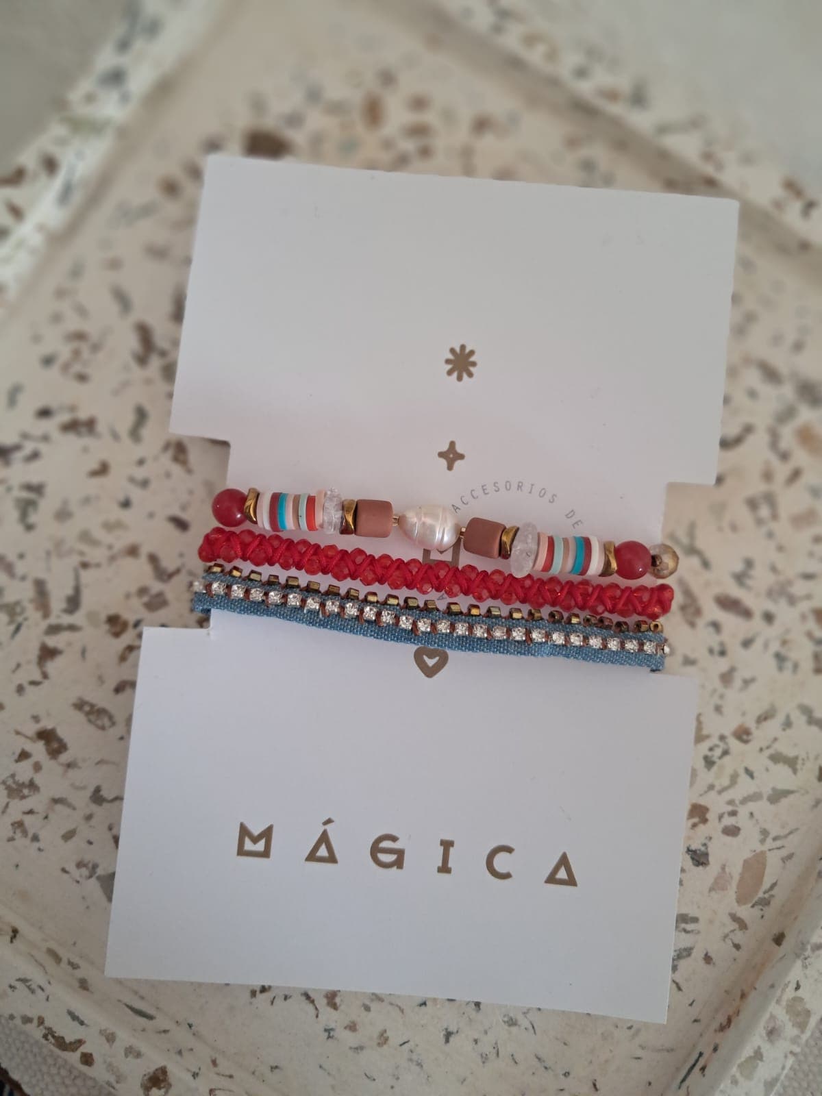 Set de 3 pulseras